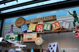 Toy Story Mania FastPass Line