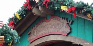 Meeting Santa at Disney World