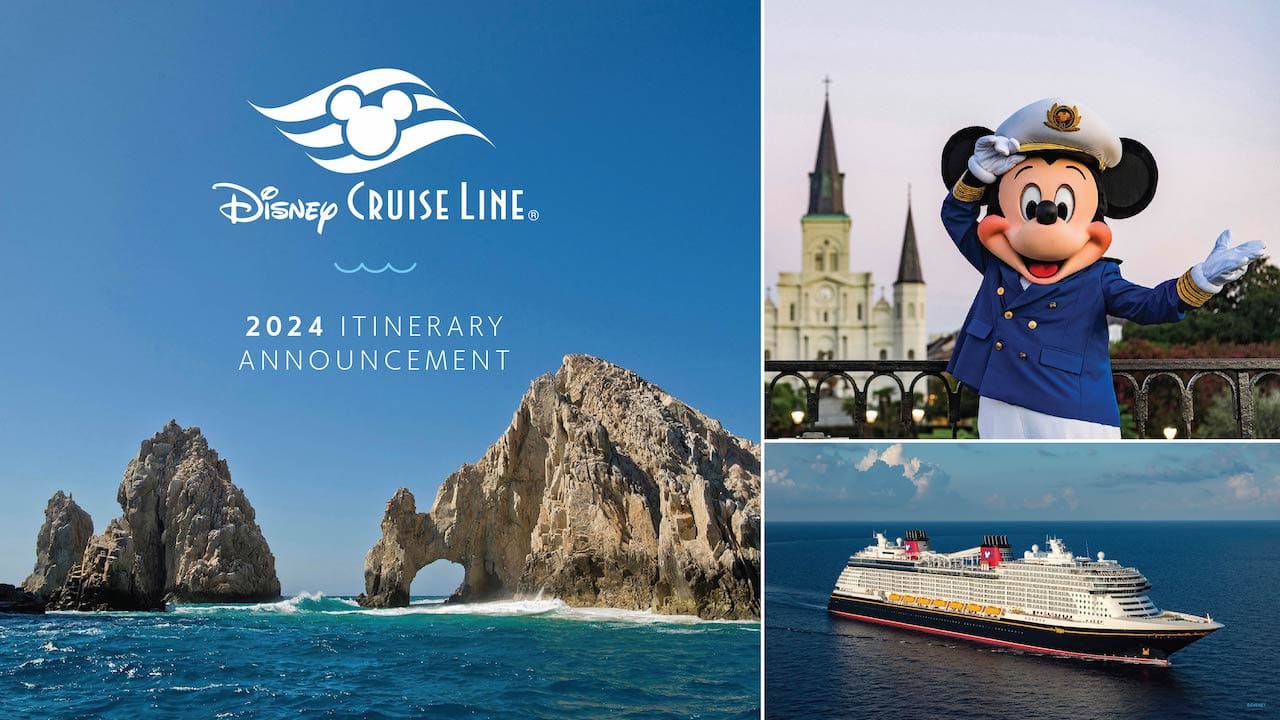 NEWS Disney Cruise Line Announces Early 2024 Itineraries Bookings on