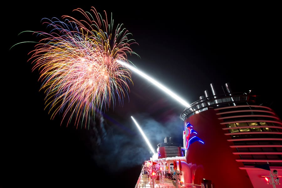 do disney cruises have fireworks