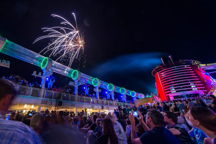 disney cruise deck party